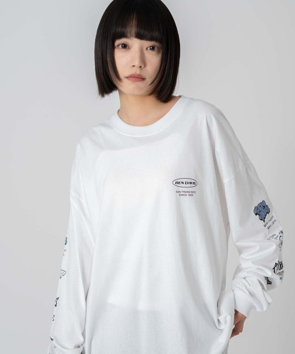 WEGO 【ユニセックス着用ITEM】別注BENDAVISアンサンブルグラフィックT 