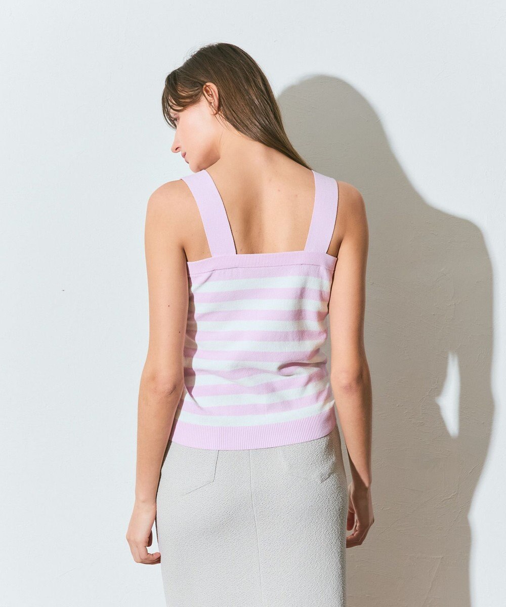 GRACE CONTINENTAL ボーダーニットキャミ 