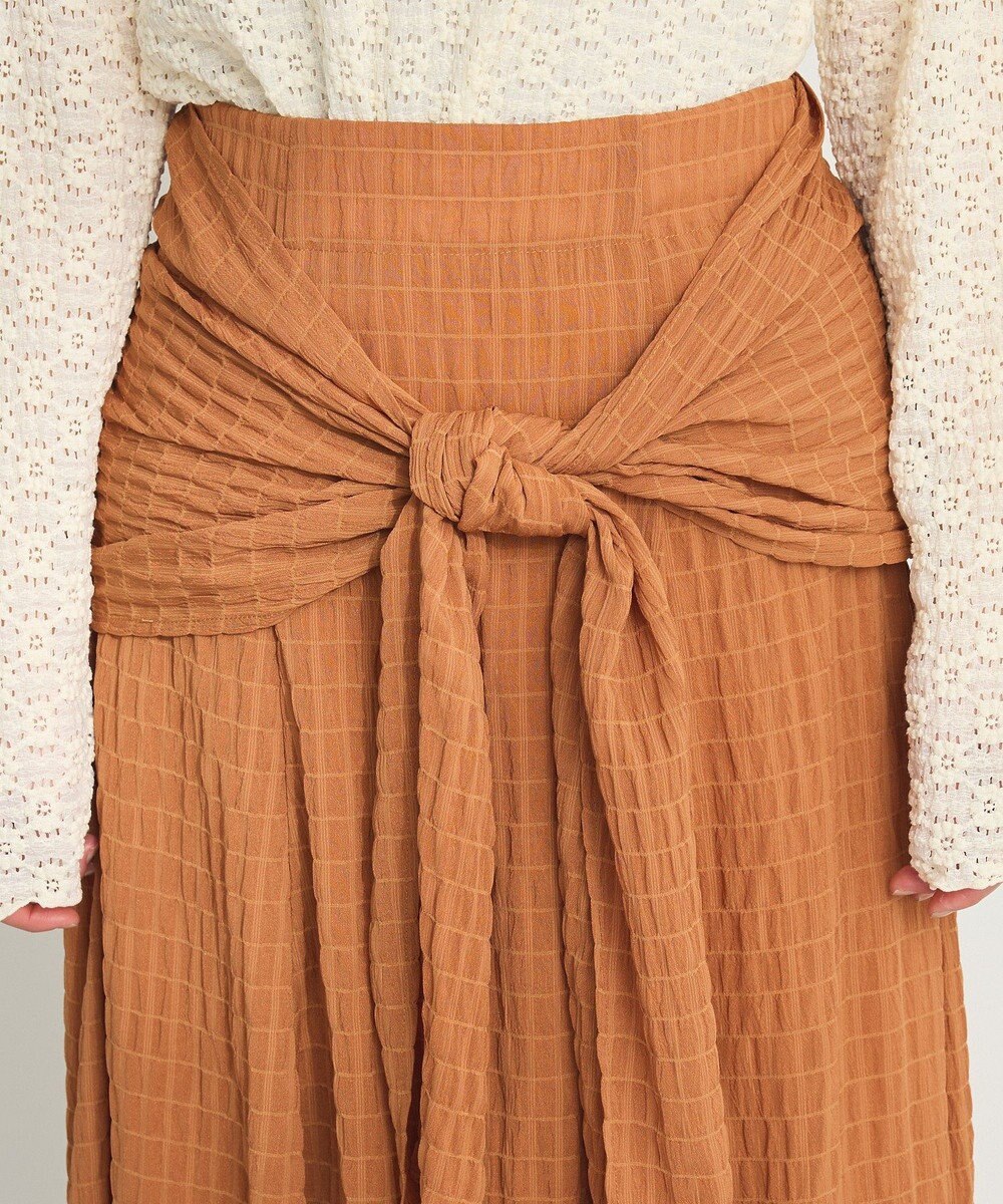 CRAFT STANDARD BOUTIQUE ツイストベルトフレアスカート 