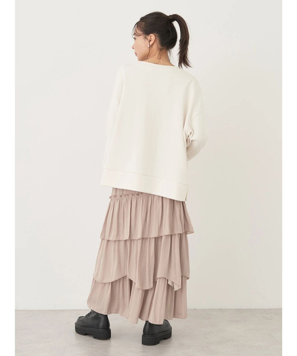 earth music&ecology サイドボタンダンボールプルオーバー 