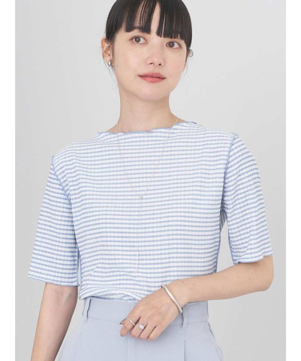 earth music&ecology ギンガムメロープルオーバー 