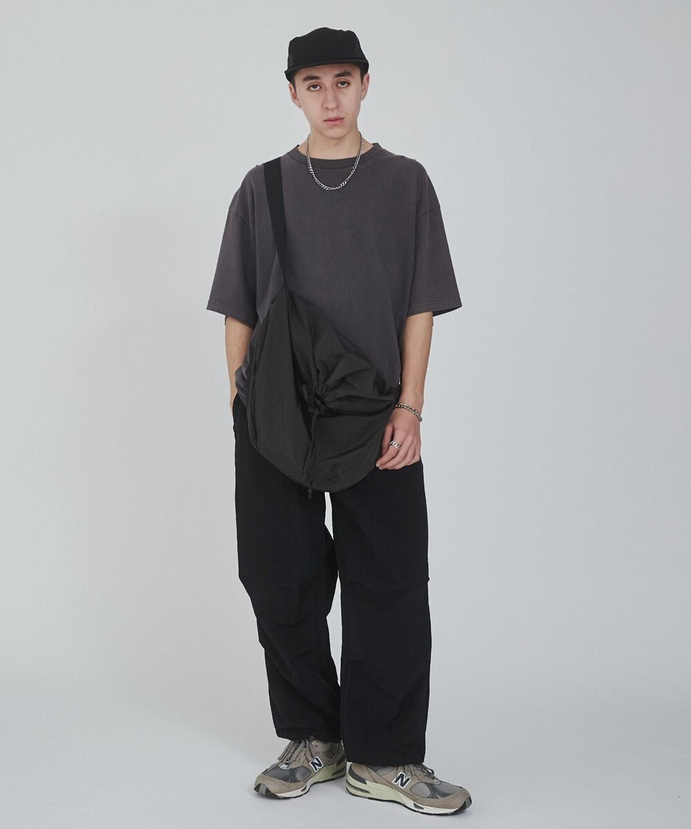 WEGO 【ウエストゴム/撥水/洗濯機可】ナイロンイージーパンツ 