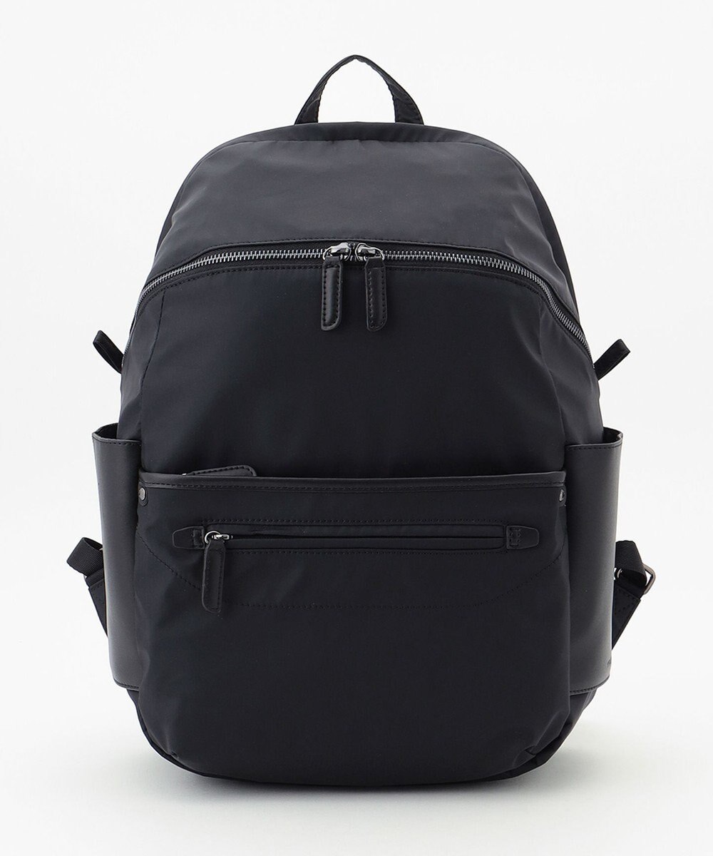 Y'SACCS 【ナイロンタフタ×リサイクルレザー】デイリーリュック 