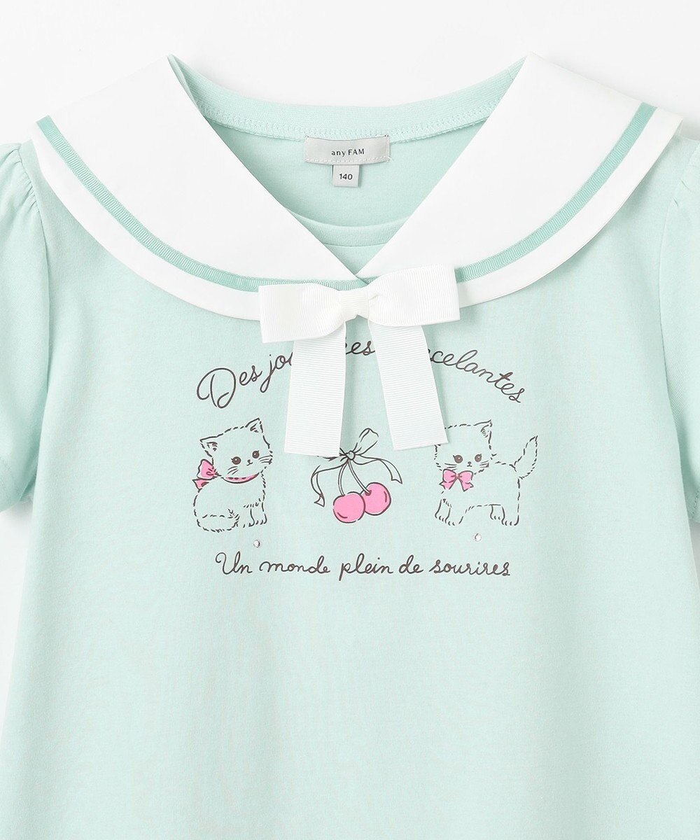 ANY KIDS セーラーカラー Tシャツ 