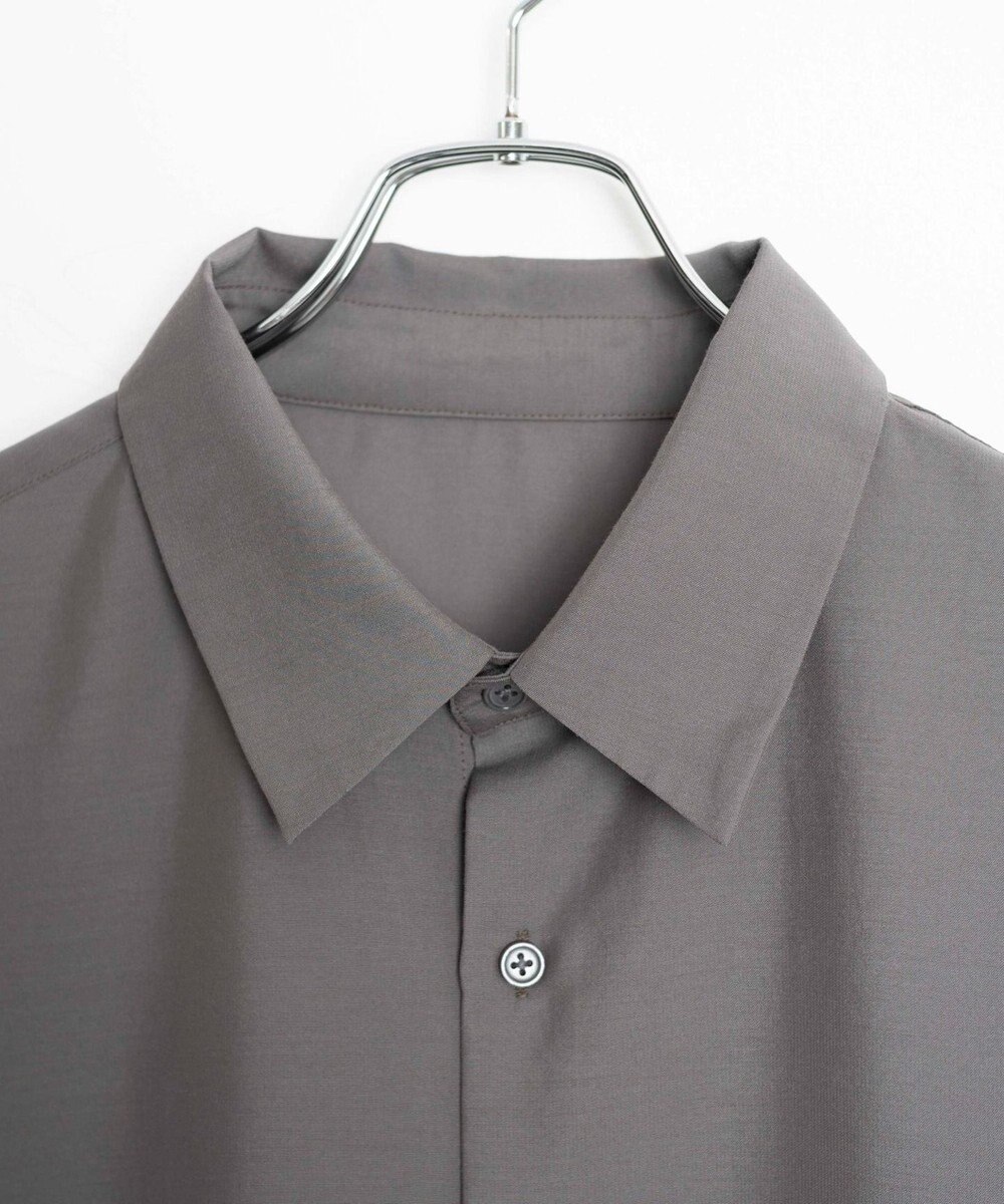 WEGO 【ユニセックス着用ITEM/SMLサイズ展開/冷房対策/紫外線対策】シアーBIGシャツ 