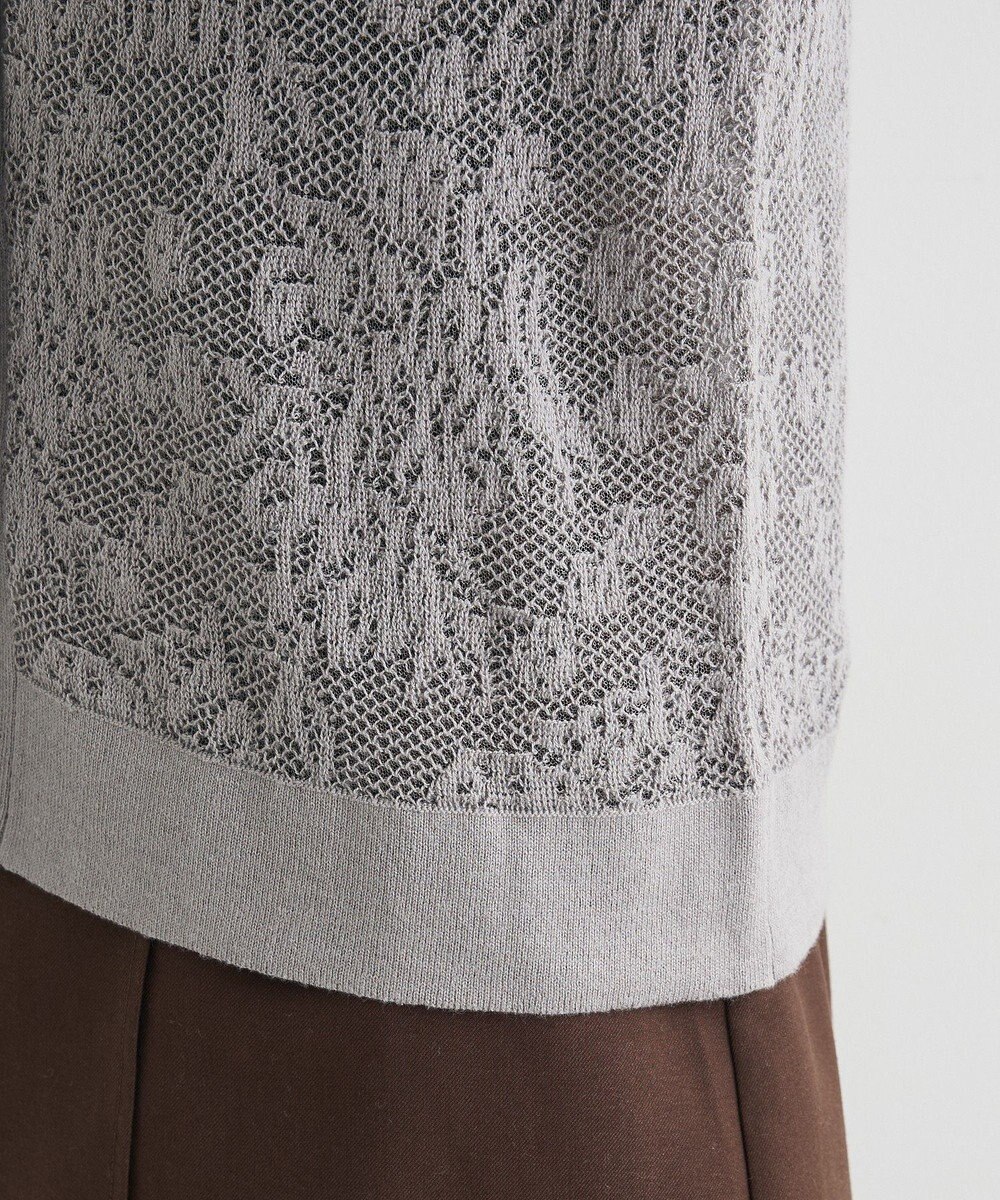 CRAFT STANDARD BOUTIQUE レース編みポロカーディガン 