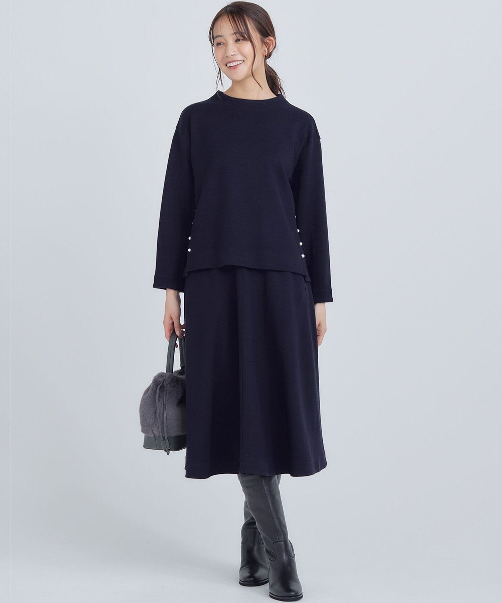 組曲 S 【2SET・WEB限定】ウール混ジャージー セットアップ 