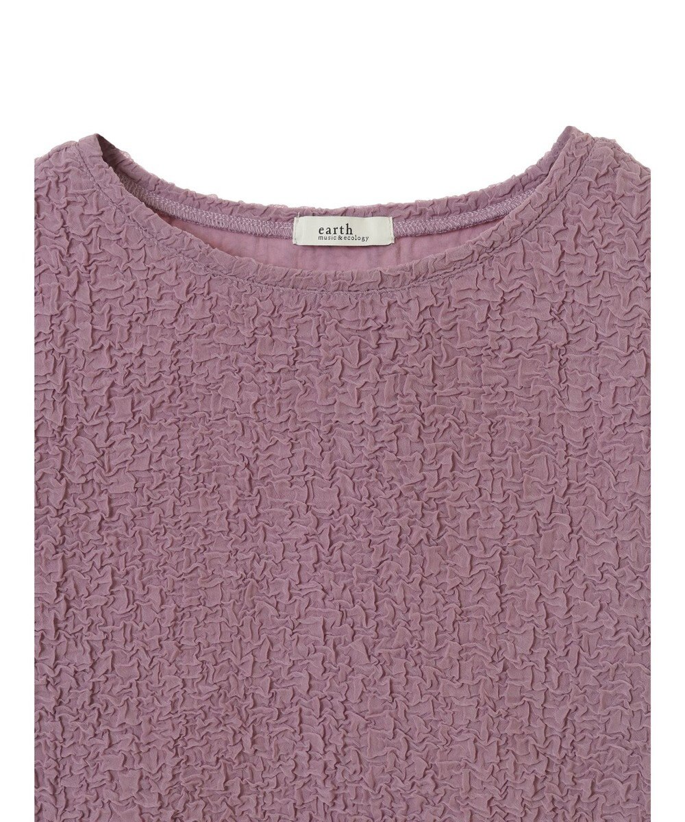 earth music&ecology ホイップ風ジャガードプルオーバー 