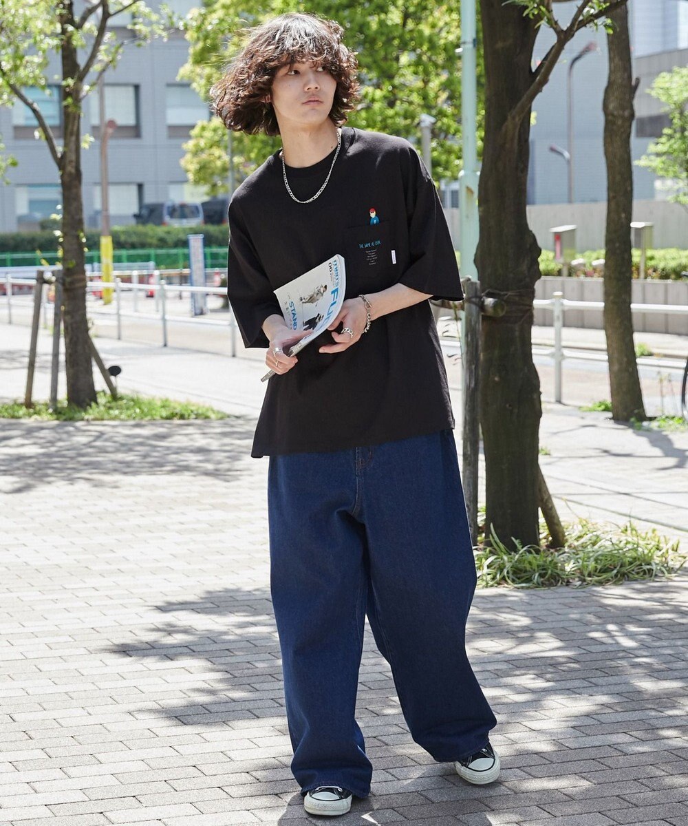 WEGO 【ユニセックス着用ITEM/手洗い可/MLサイズ】CITY　BOYS　ポケットT（S） 