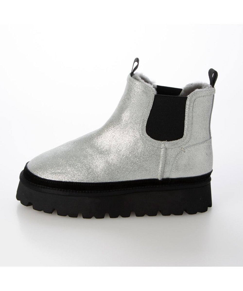 MODE ET JACOMO <carino>本革ムートン　サイドゴアショートブーツ 