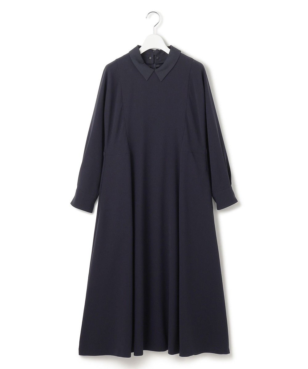23区 【VERYコラボ】トリアセダブルジョーゼット つけ襟 ボウタイワンピース 