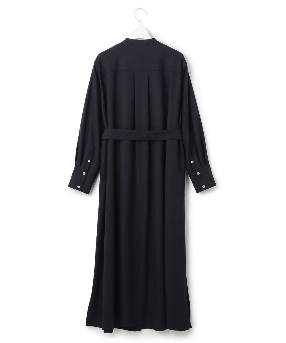 23区 L 【CLASSY.コラボ/洗える】ウールストレッチツイル ピンタック ワンピース 