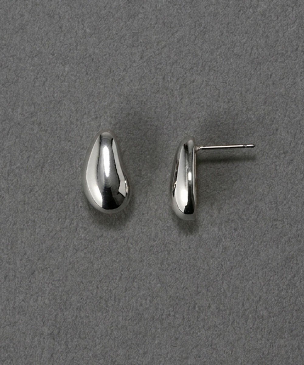 Phoebe 〈金属アレルギー対応〉パフメタルピアス　シルバー/ニッケルフリー 