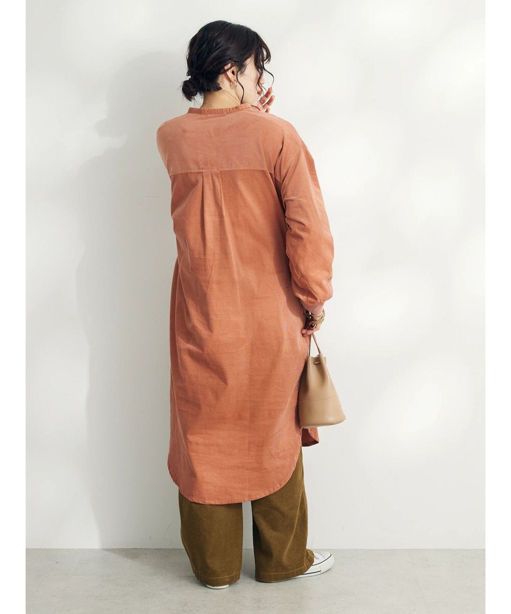 CRAFT STANDARD BOUTIQUE コーデュロイリブ付きワンピース 