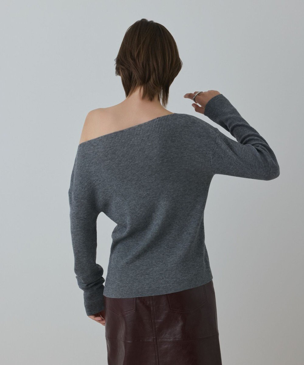 GRACE CONTINENTAL ハイゲージウールニットトップ 