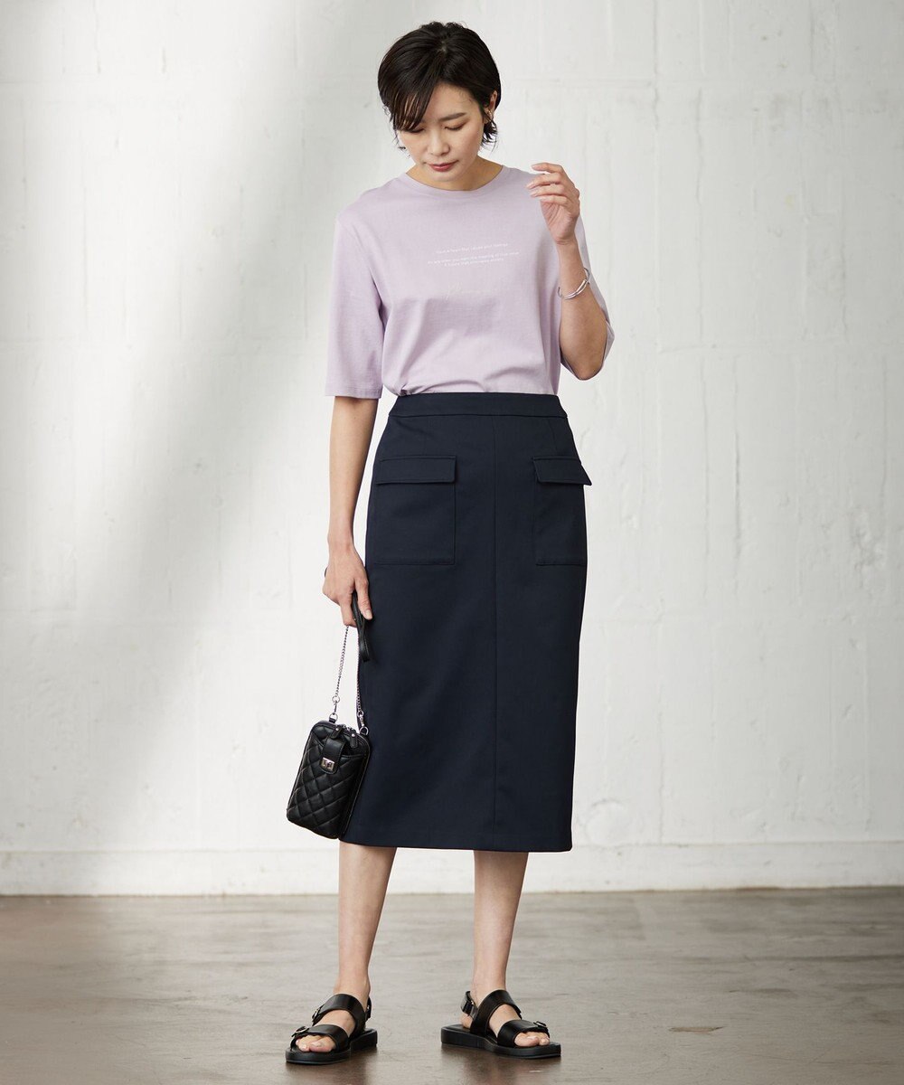 J.PRESS LADIES ロゴ Tシャツ 