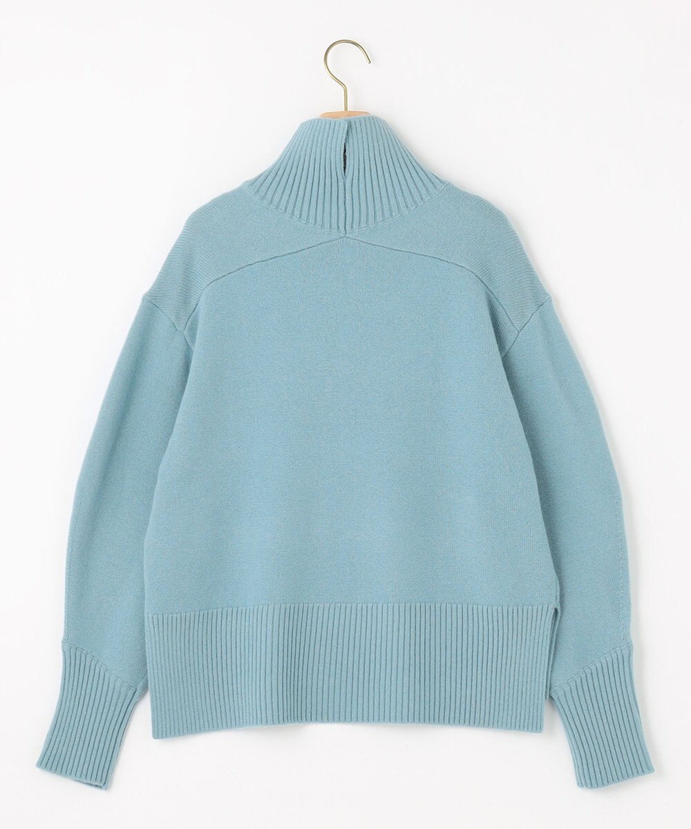 組曲 ウールカシミヤミックス ロールネック ニット 