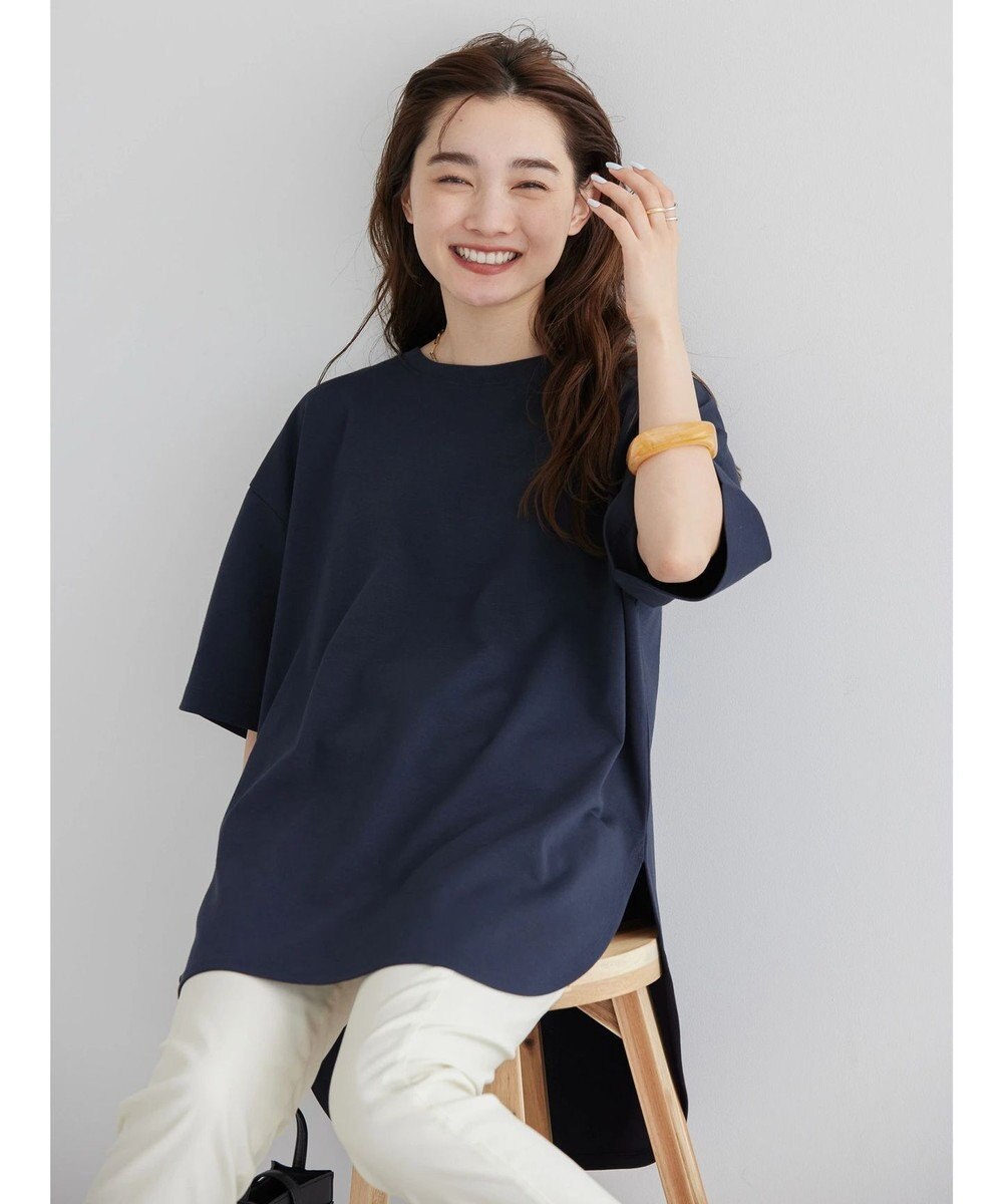 AMERICAN HOLIC 抗菌防臭　Ｄａｉｌｙ！　裾ラウンドカットチュニック 