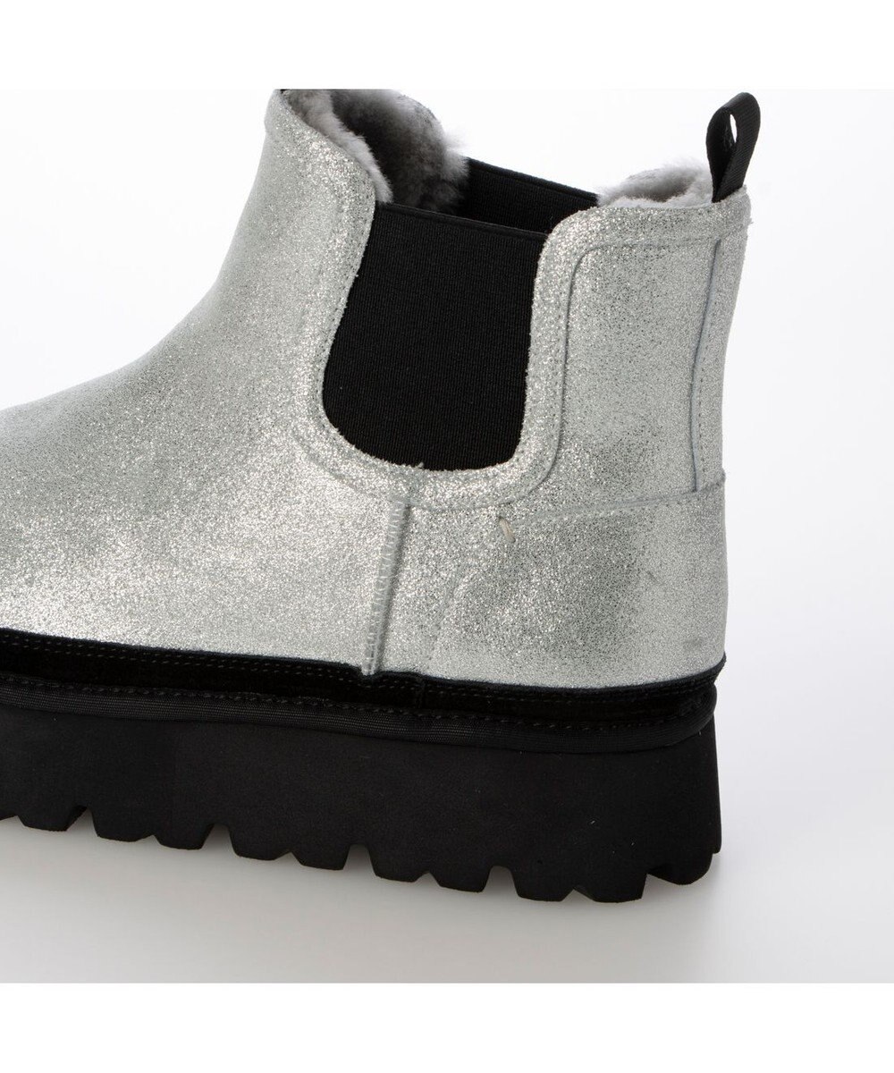 MODE ET JACOMO <carino>本革ムートン　サイドゴアショートブーツ 