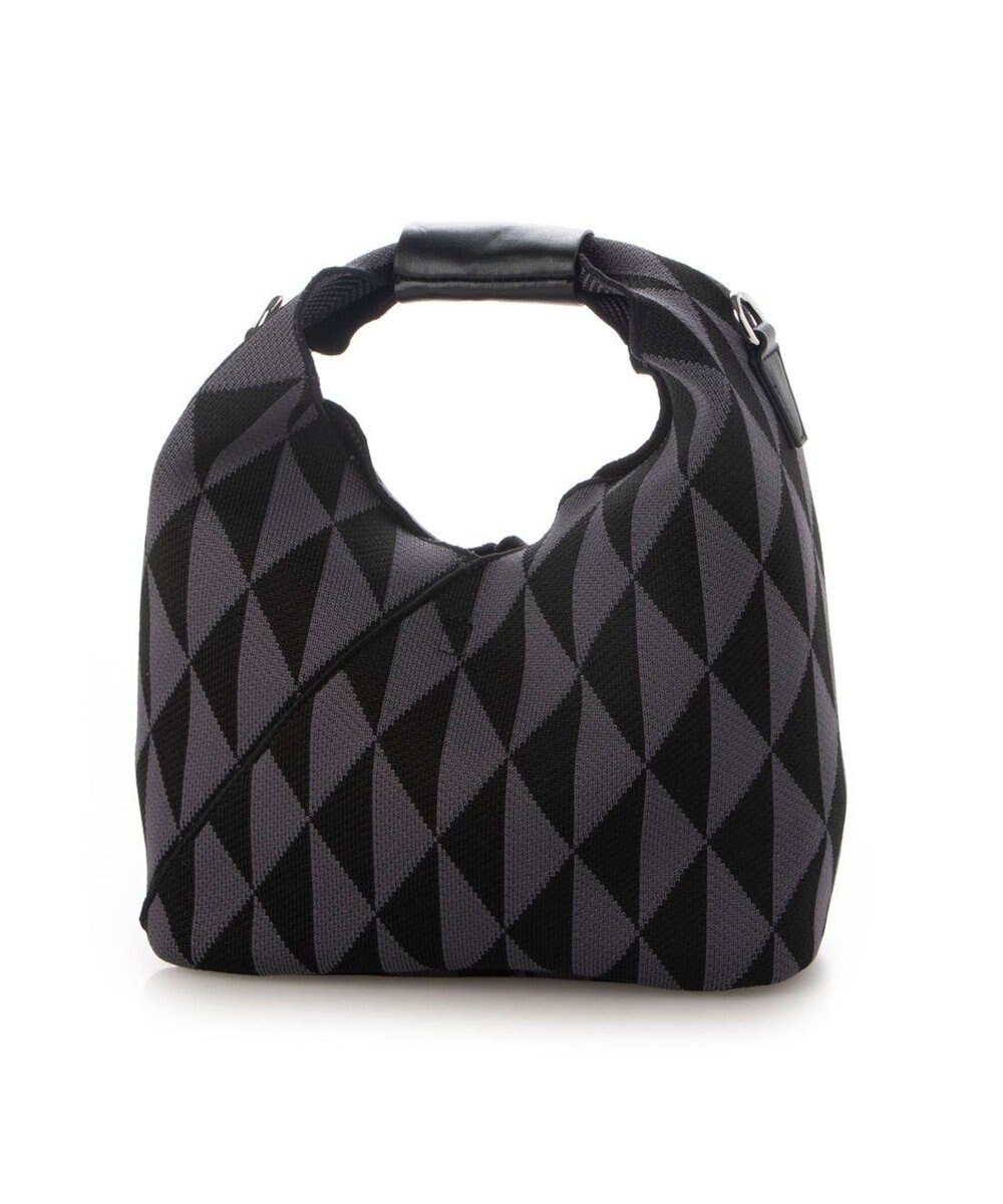 UNBILLION カシュカシュ cachecache ジャガード柄2wayショルダーバッグ 