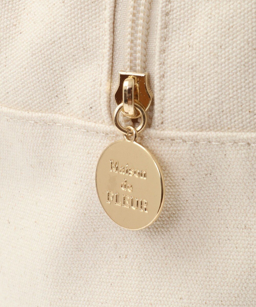 Maison de FLEUR キャンバスキャリーオンボストンバッグ 