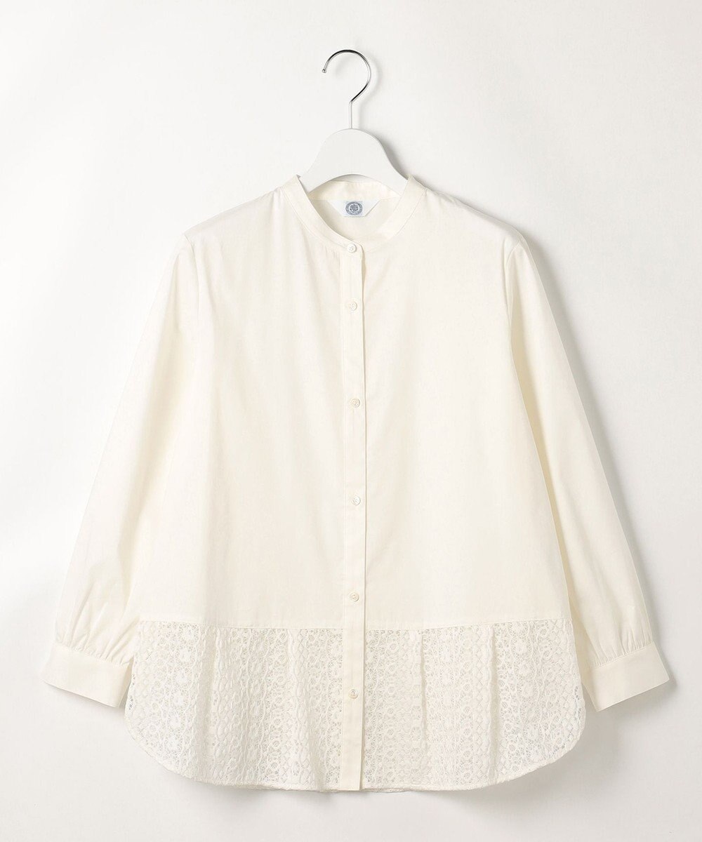 J.PRESS LADIES L エニーブロード レース ブラウス 