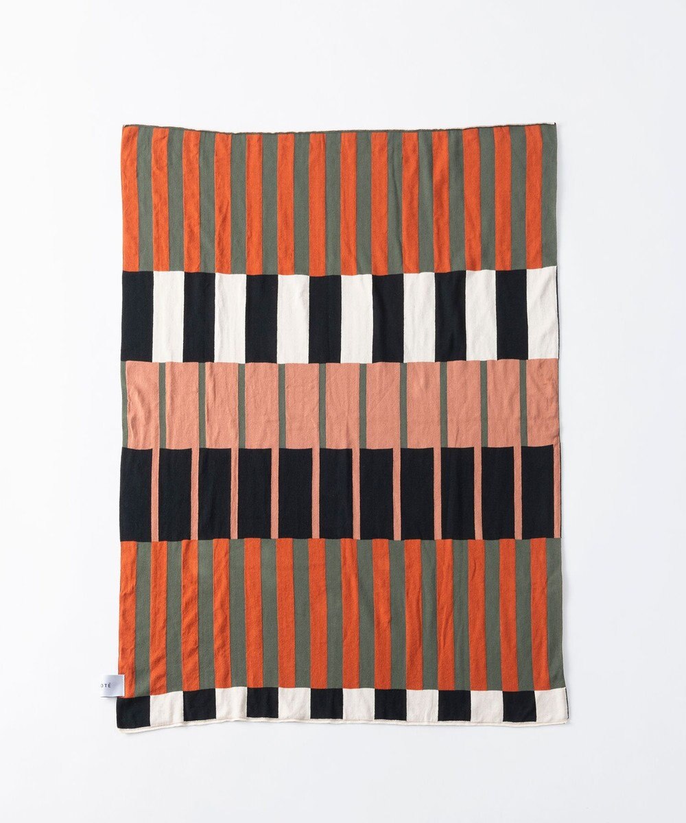 TRICOTE マルチストライプブランケット 