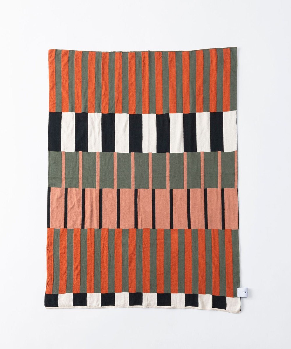 TRICOTE マルチストライプブランケット 