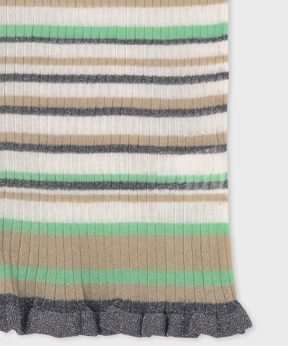 Paul Smith ラメボーダー リブ カーディガン 