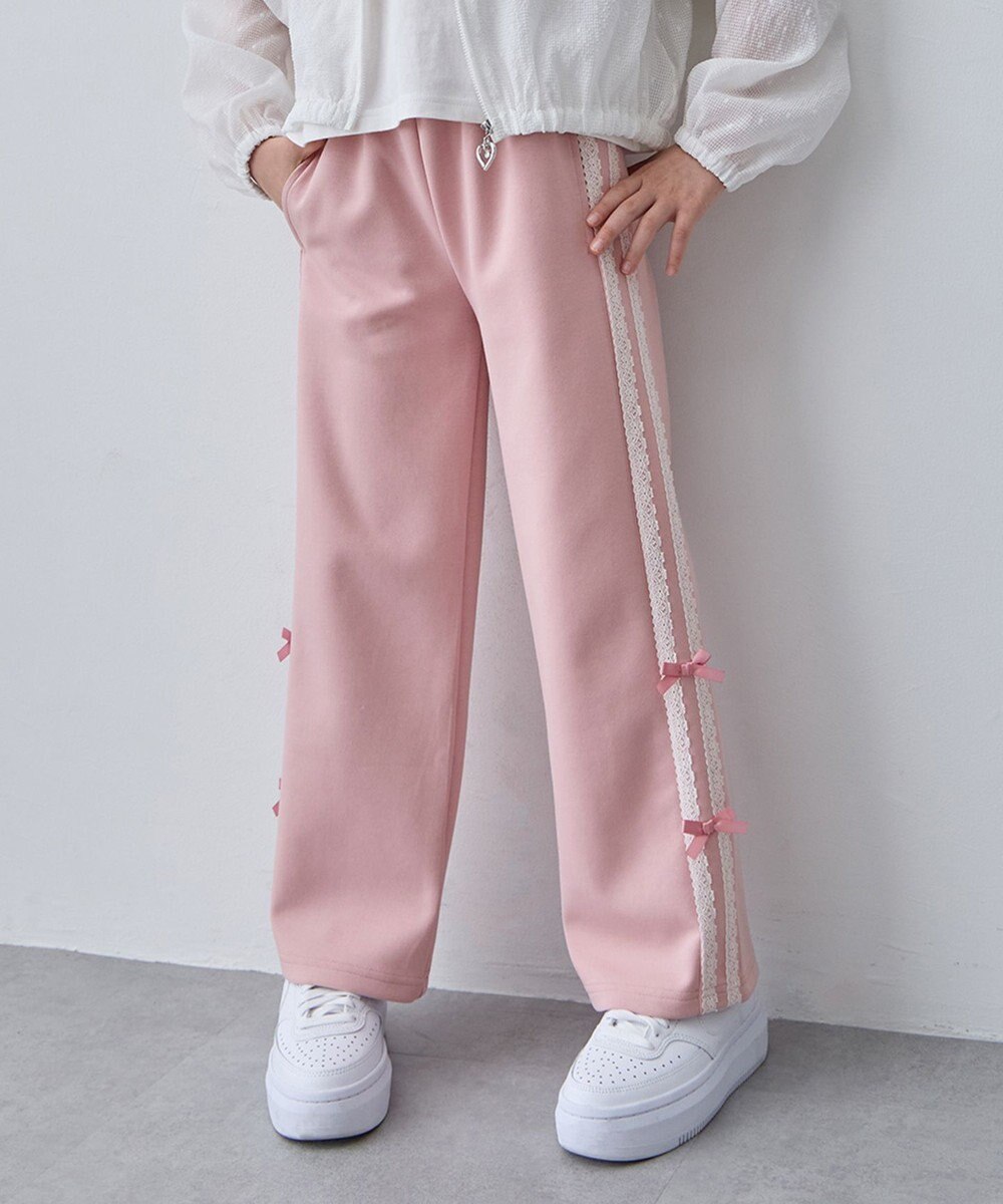 ANY KIDS 【洗濯機可能/速乾】ドライタッチ トラックパンツ 