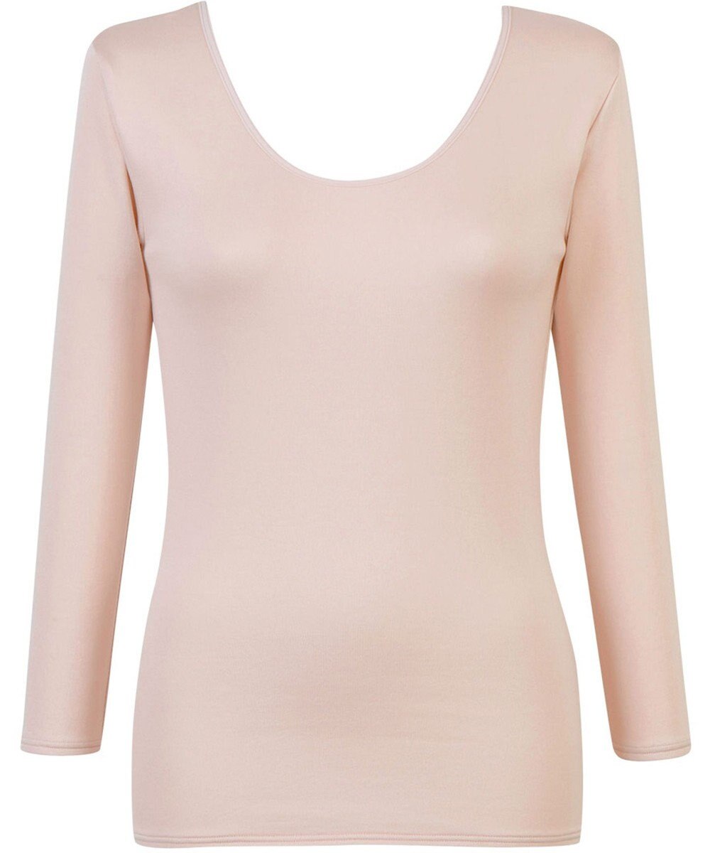 Wing あったかインナー 綿100％(肌側) 軽い シルクプロテイン加工 8分袖 長袖 秋 冬 EL2850 ウイング／ワコール 