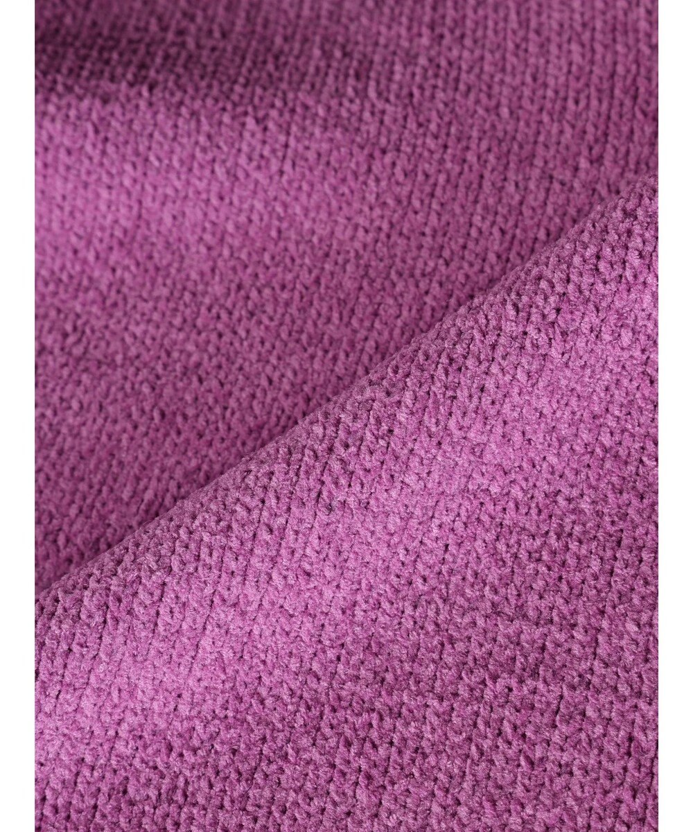 CRAFT STANDARD BOUTIQUE 洗えるモールニット配色プルオーバー 