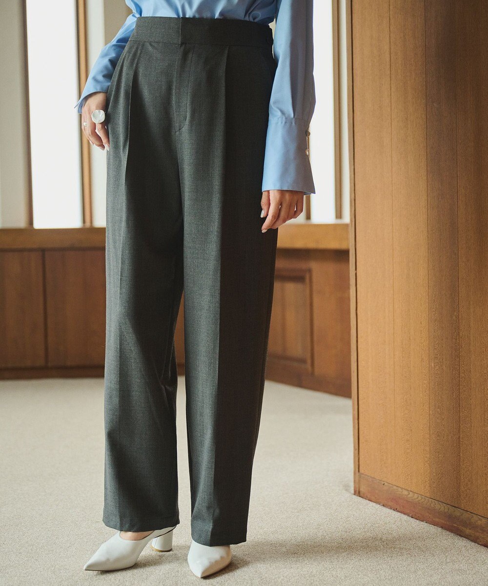 #Newans ウエスト調整可ワイドパンツ 