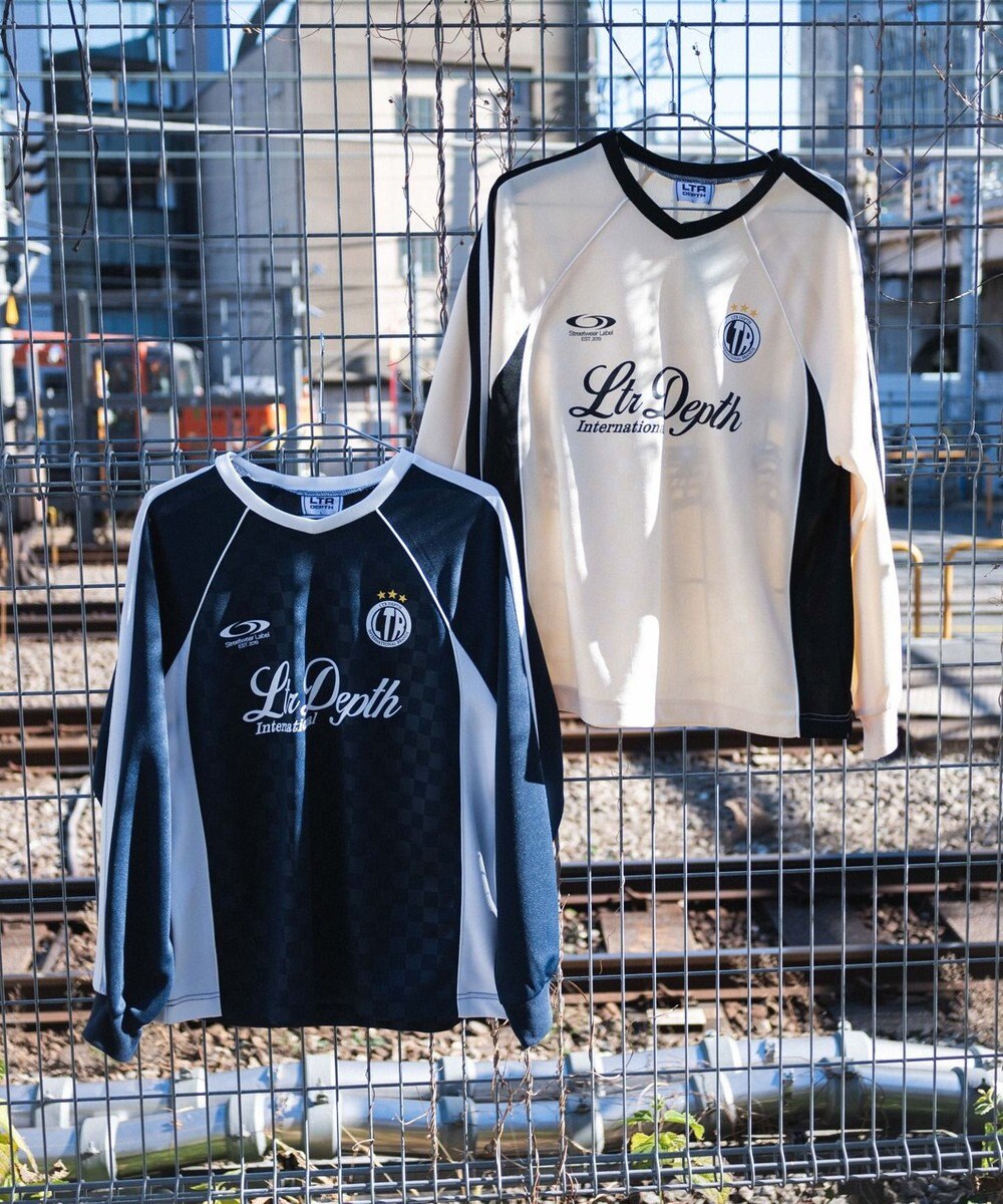 WEGO 【ユニセックス着用ITEM/MLサイズ展開】ラインスリーブゲームT（LS） 