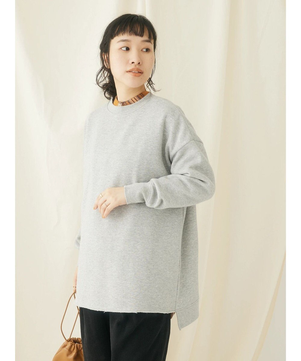 CRAFT STANDARD BOUTIQUE 裏起毛クルーネックチュニック 