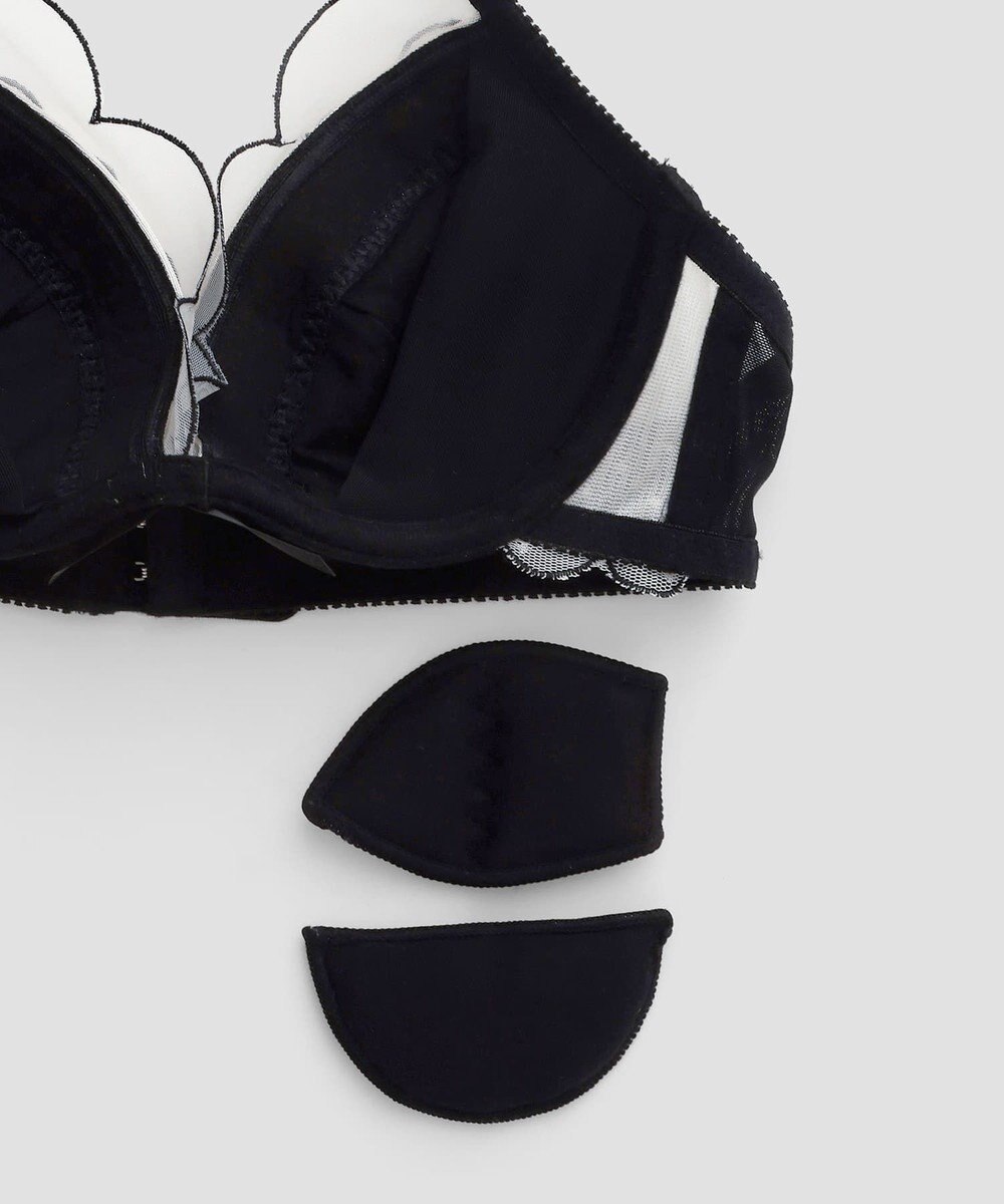 San-ai Resort（三愛水着楽園） シアードットチュール　ブラジャー＆ショーツセット【northerly】 