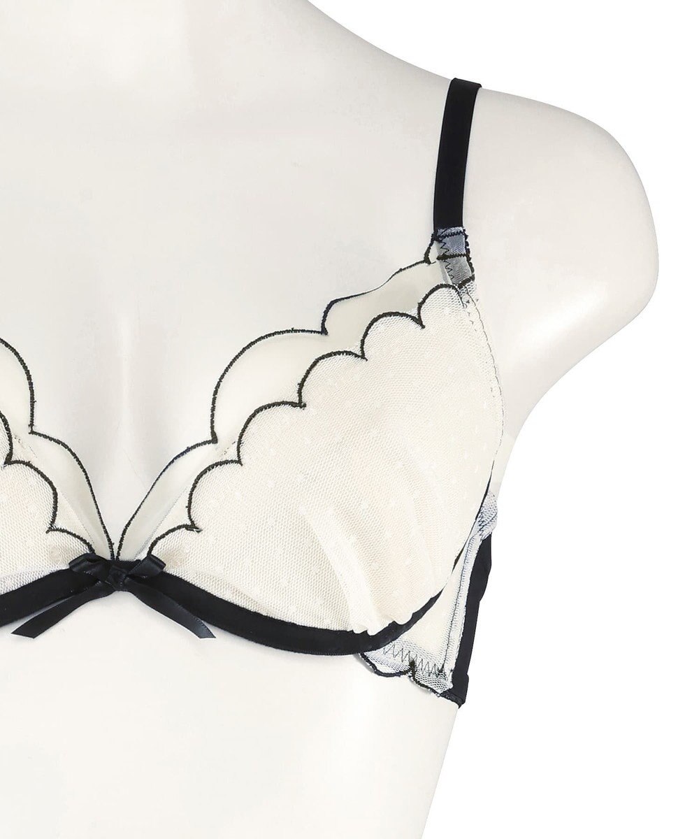 San-ai Resort（三愛水着楽園） シアードットチュール　ブラジャー＆ショーツセット【northerly】 