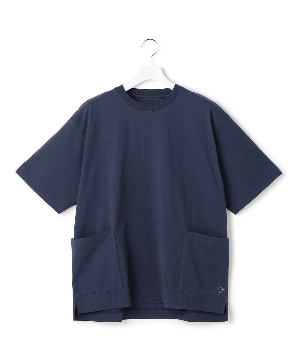 J.PRESS YORK STREET 【UNISEX】サイドポケット クルーネックTシャツ 
