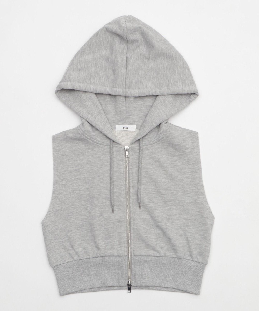 WEGO ノースリーブジップパーカー 