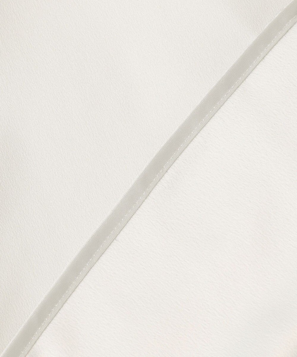 J.PRESS LADIES 【洗える】ヌーディスバックサテン タックプリーツ ブラウス 