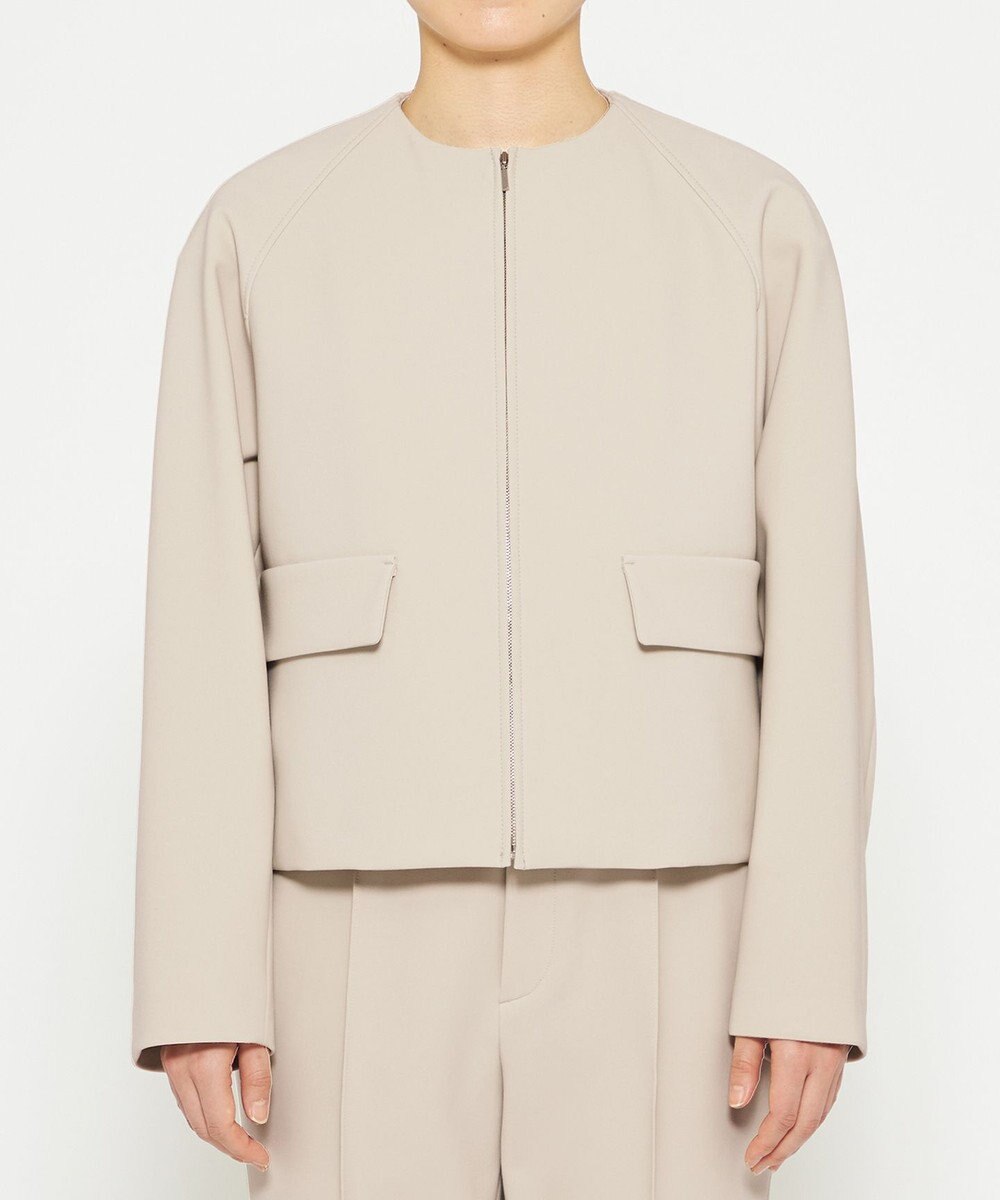 uncrave 【撥水・洗濯機洗い可】プルーフ ダブルクロス ブルゾン（uncrave WHITE） 