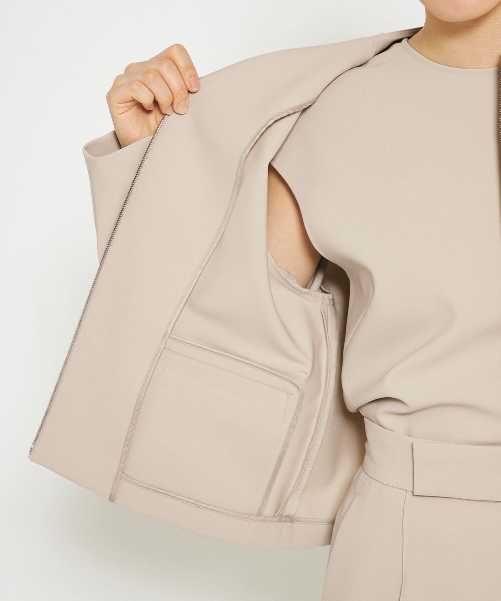 uncrave 【撥水・洗濯機洗い可】プルーフ ダブルクロス ブルゾン（uncrave WHITE） 