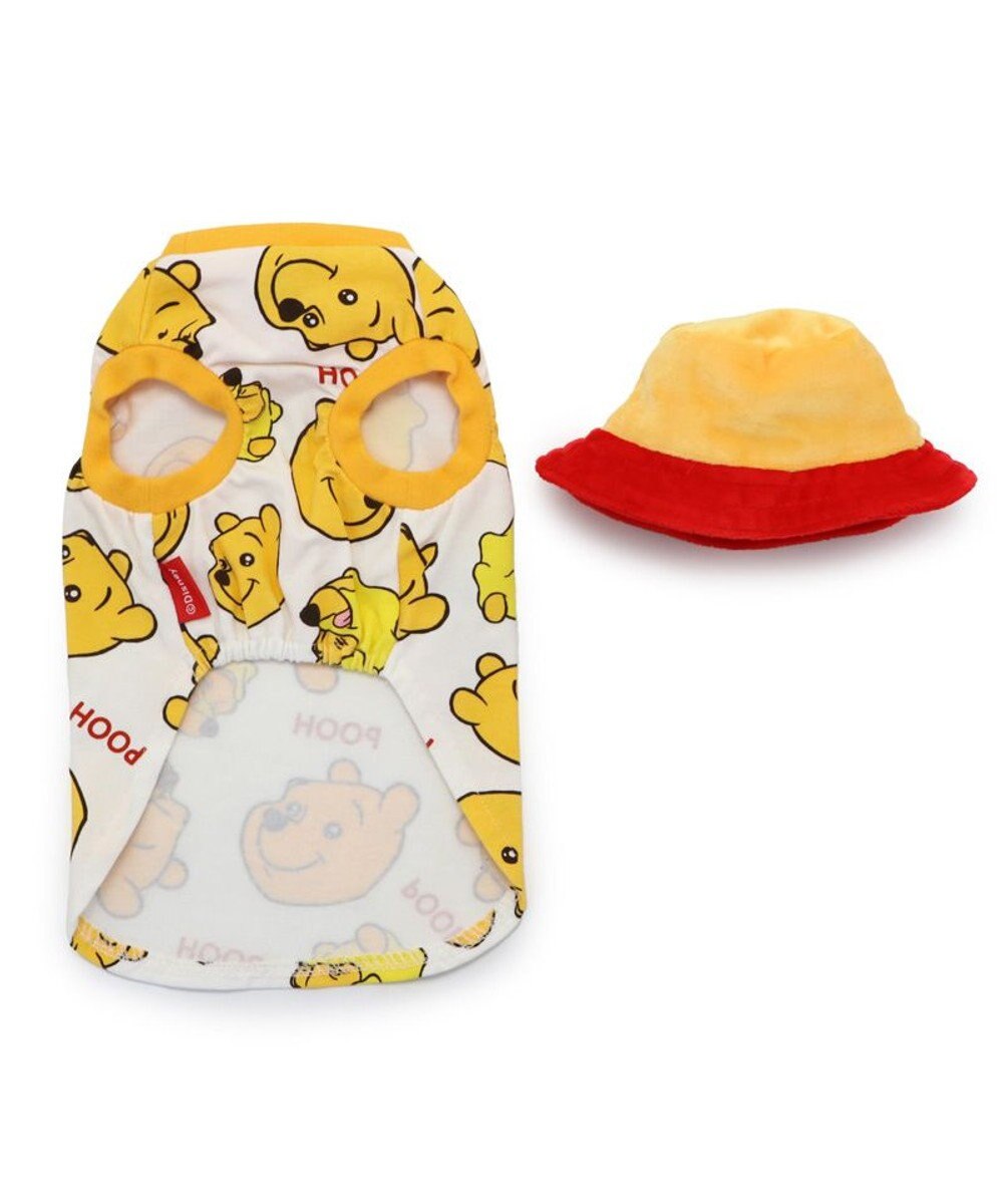PET PARADISE ディズニー くまのプーさん バケットハット付き Tシャツ 小型犬 
