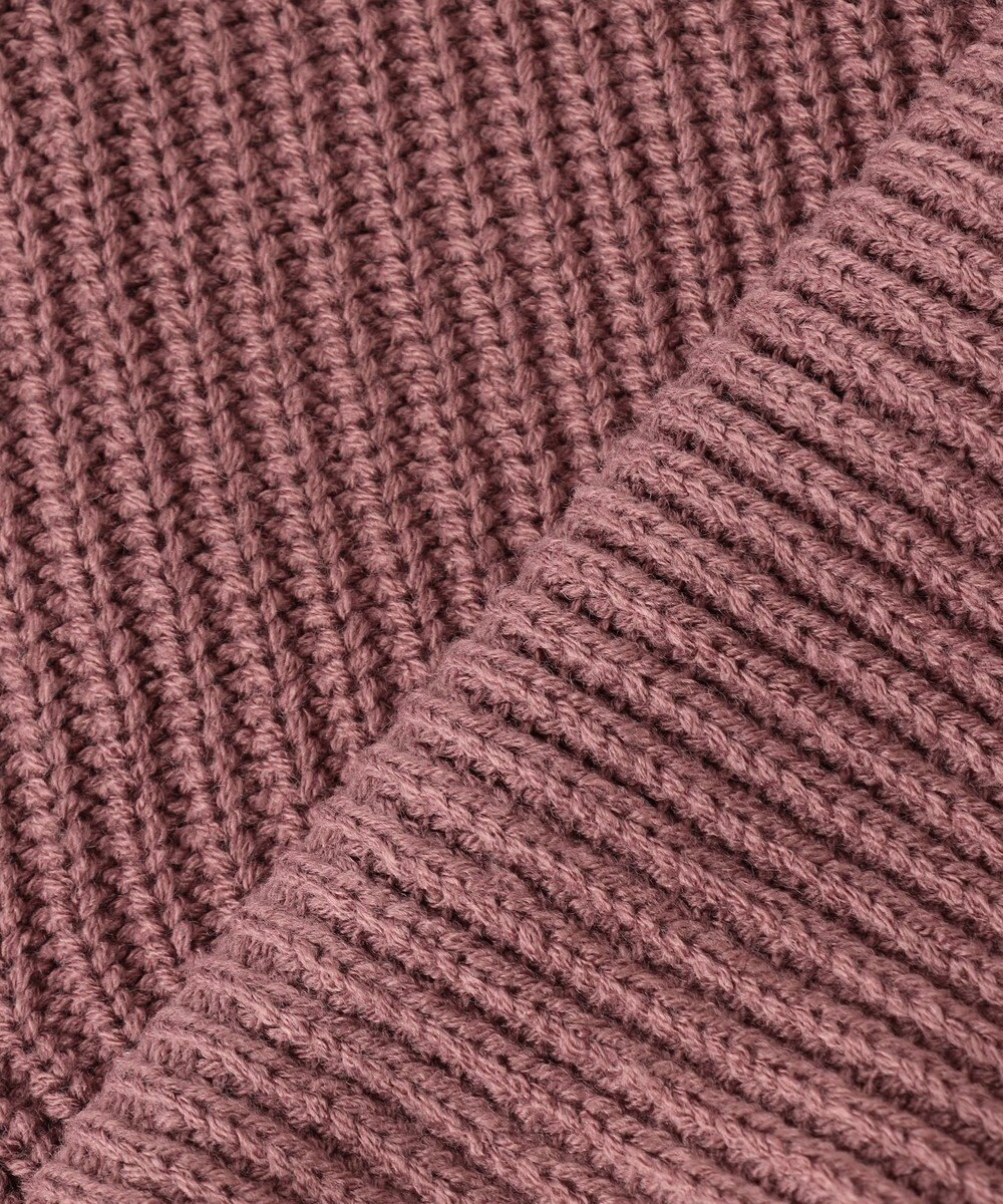 Feroux 【洗える】サイドケーブルバルキー カーディガン 