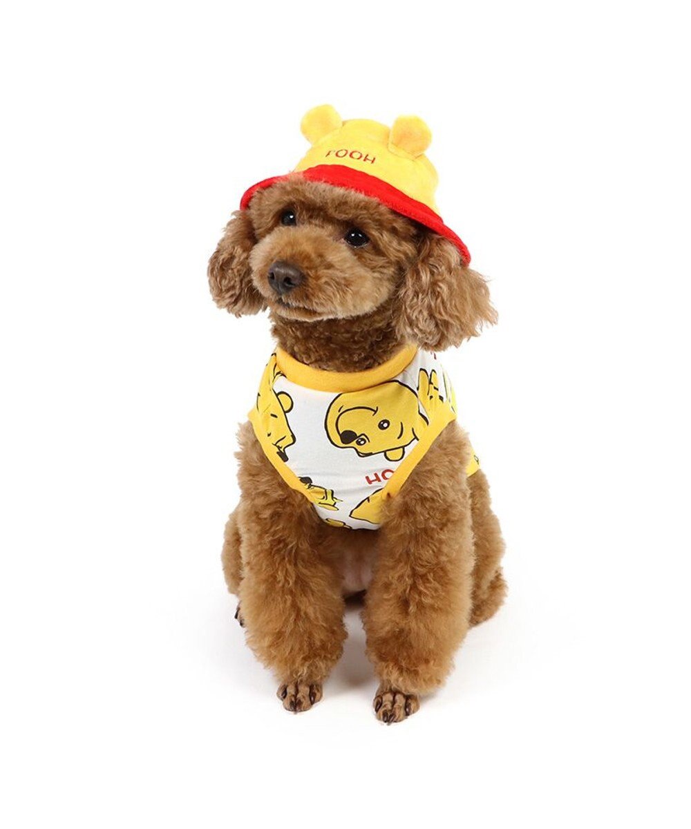 PET PARADISE ディズニー くまのプーさん バケットハット付き Tシャツ 小型犬 