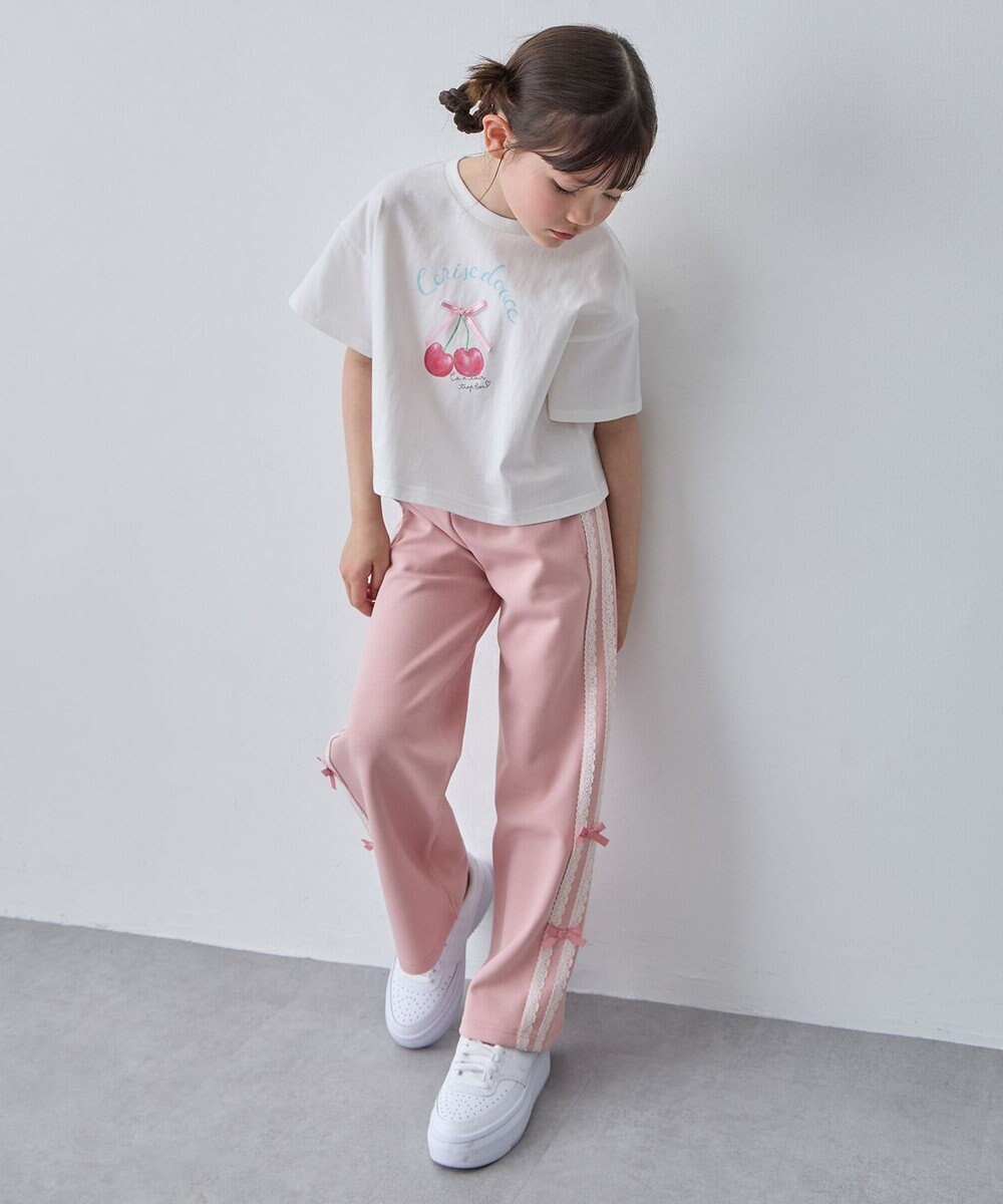 ANY KIDS 【洗濯機可能/速乾】ドライタッチ トラックパンツ 