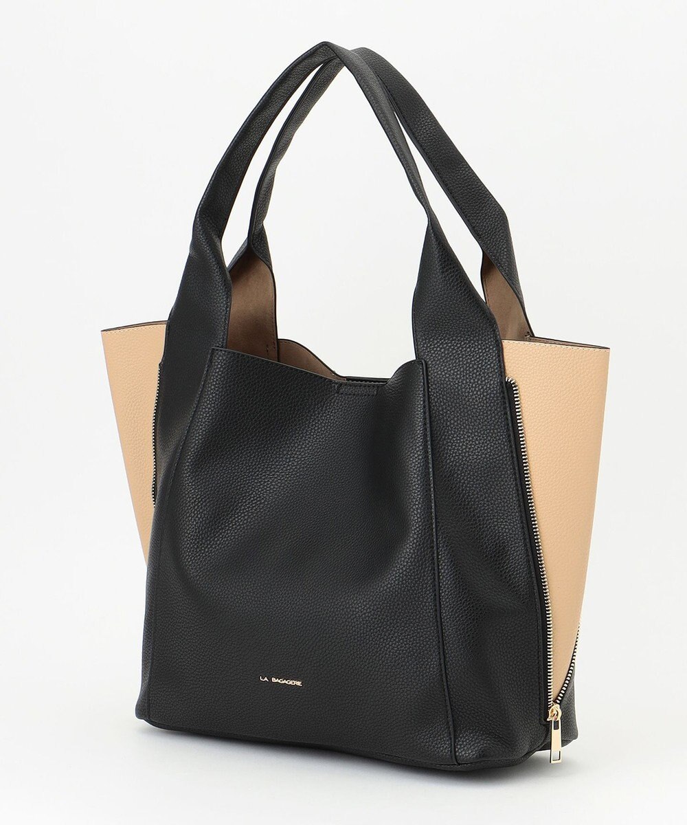 LA BAGAGERIE コンビカラー　ライトウェイトトート 