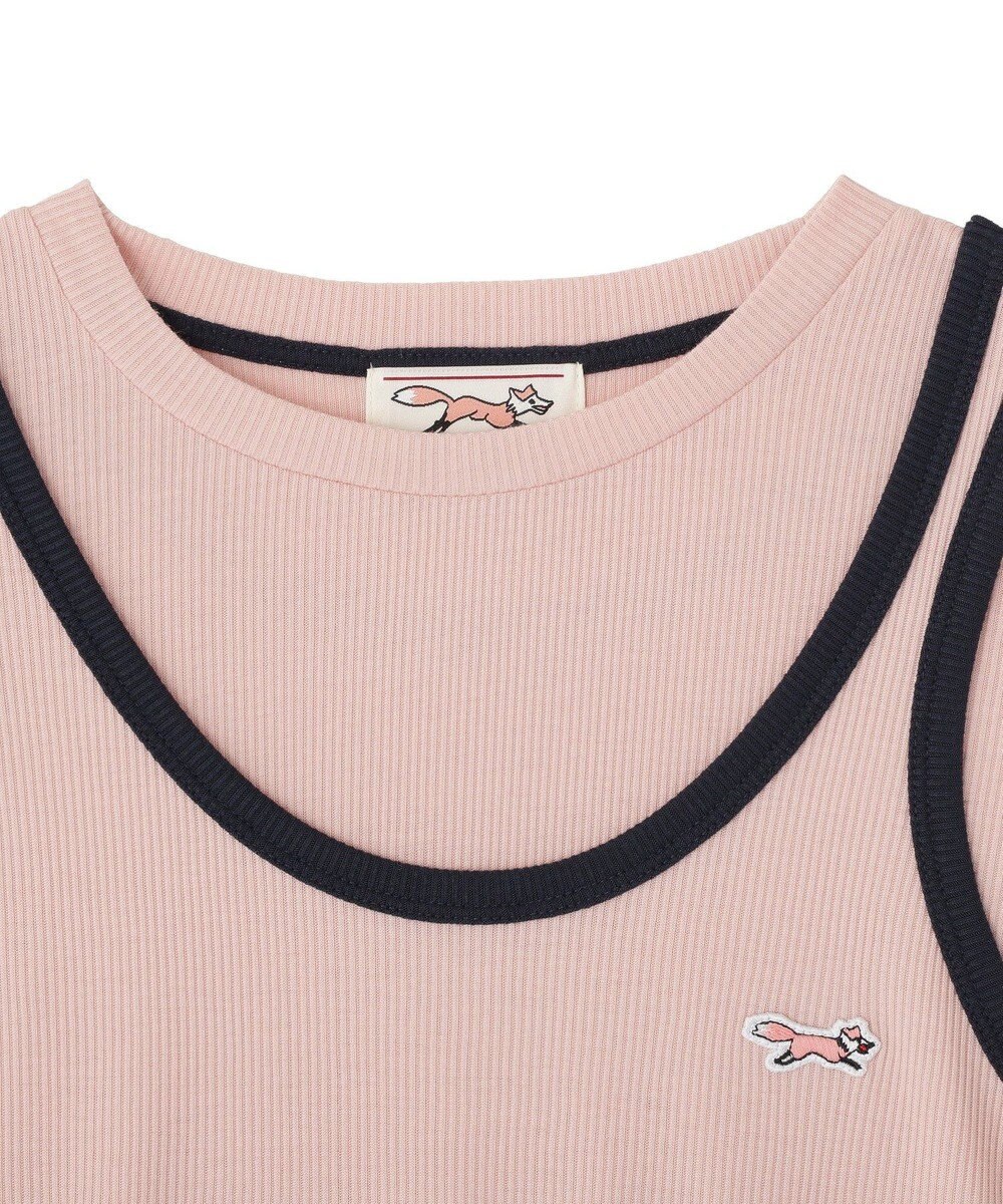 AMERICAN HOLIC 【PENNEY'S】配色タンクトップ+Tシャツ 