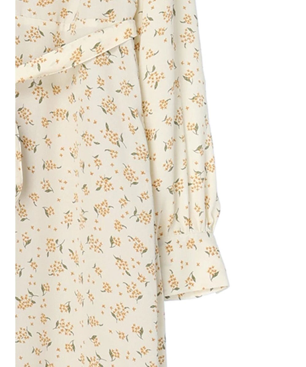 earth music&ecology キンモクセイ柄ワンピース 