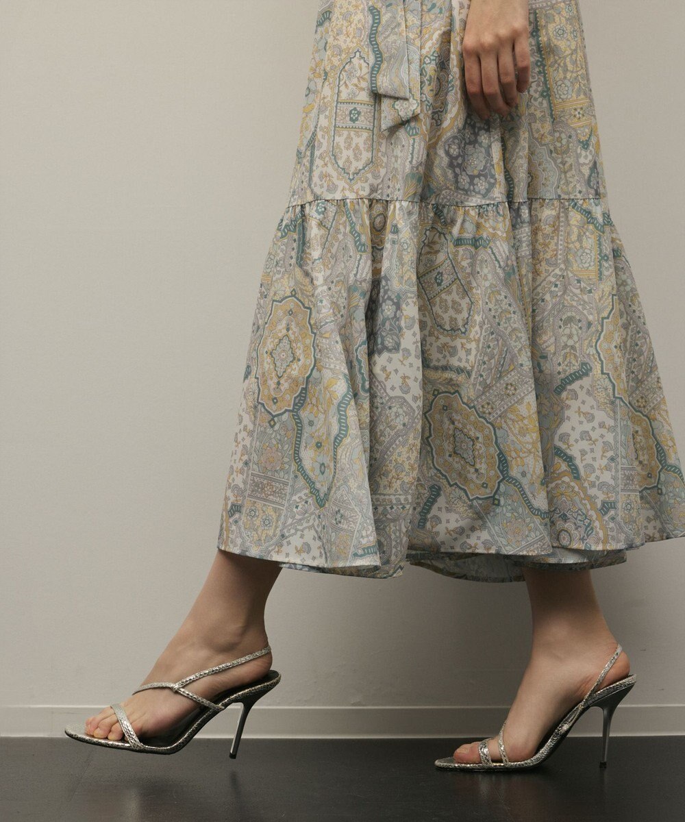 GRACE CONTINENTAL パッチワークプリントワンピース 